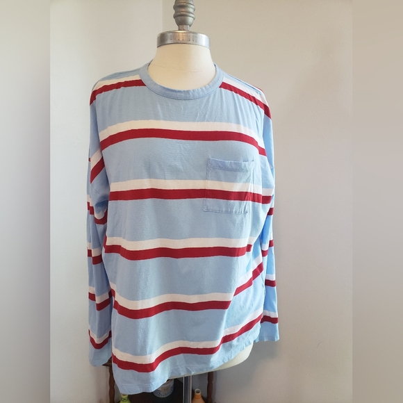 J. Crew Factory Tops - Jcrew Factory red white and blue